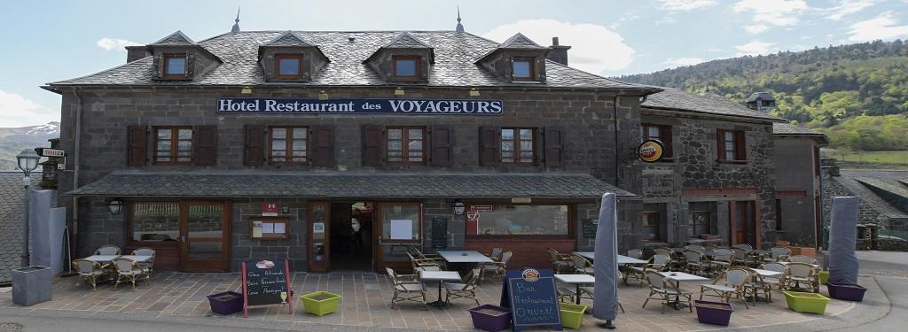hotel restaurant des voyageurs Le Falgoux Extérieur photo